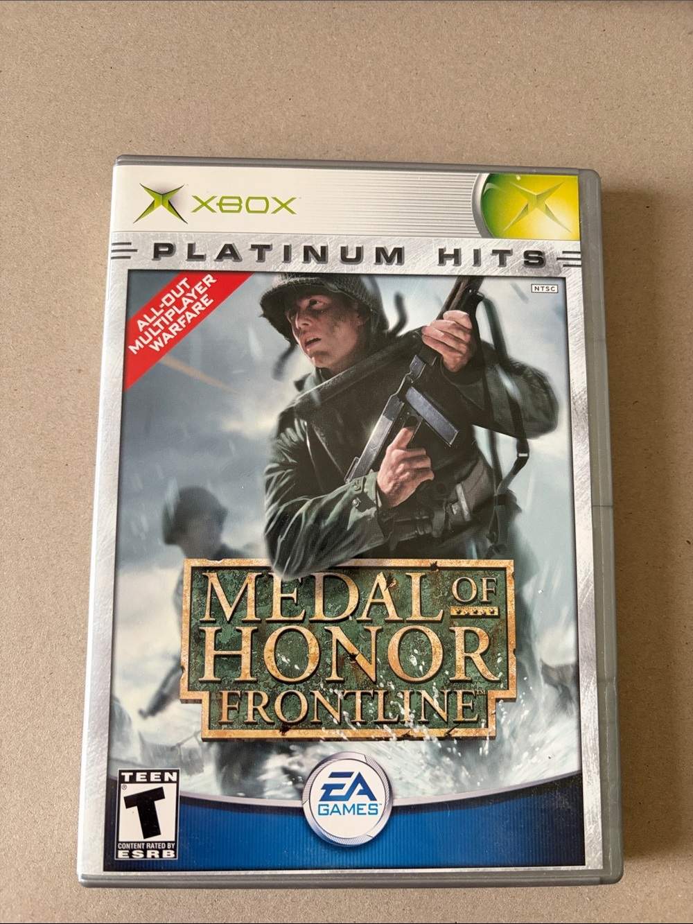 Xbox Medal of Honor Frontline platinum hits like new